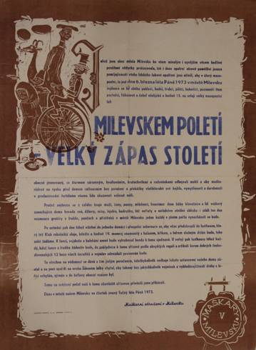 1973 Milevskem poletí velký zápas století