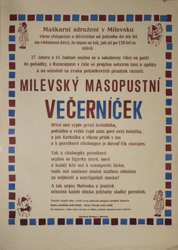 1982 Milevský masopustní večerníček