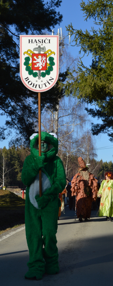 Foto Milevské maškary Milevské maškary navštívili Bohutín