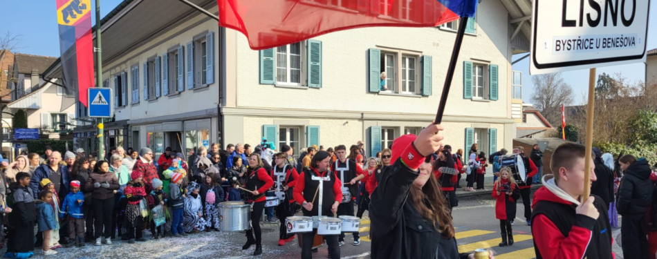 Foto Milevské maškary Milevšťáci ve Švýcarsku