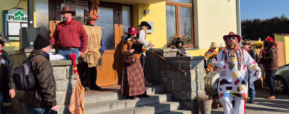 Foto Milevské maškary Masopust  ve Skalách 2025