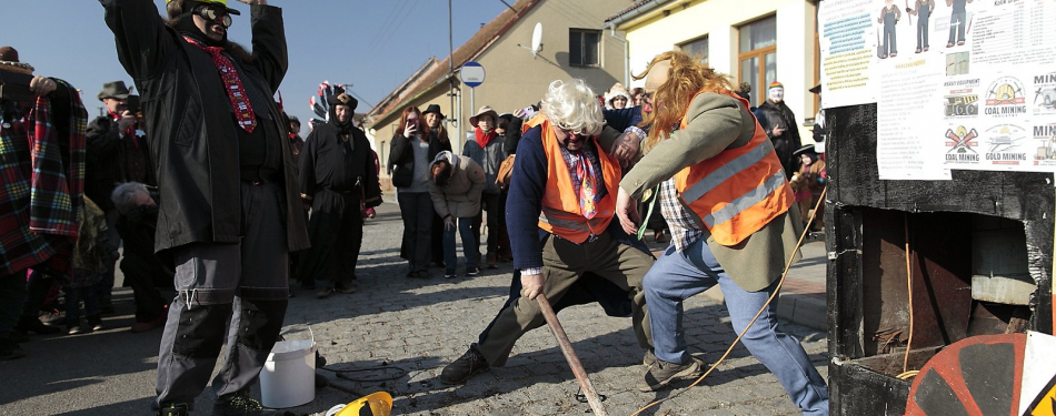 Foto Milevské maškary Masopust  ve Skalách 2025