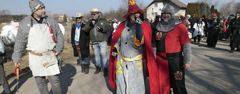 Foto Milevské maškary Masopust  ve Skalách 2025