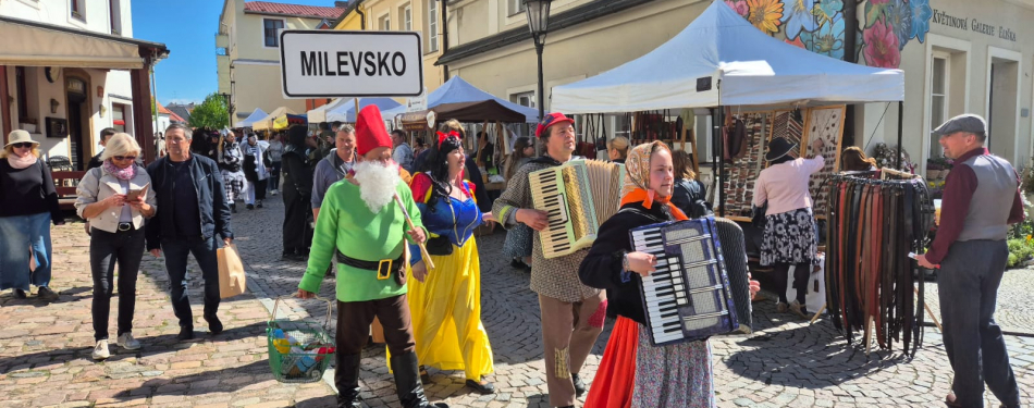 Foto Milevské maškary  Milevské maškary roztančily Litomyšl!