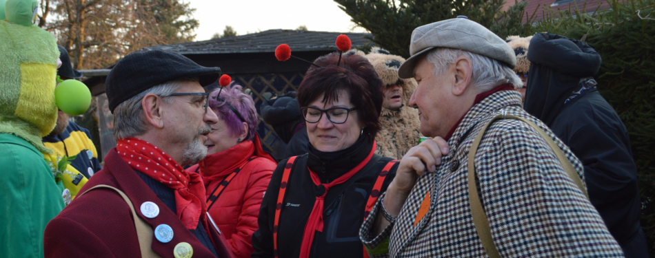 Foto Milevské maškary Milevské maškary navšítivily Stádlec