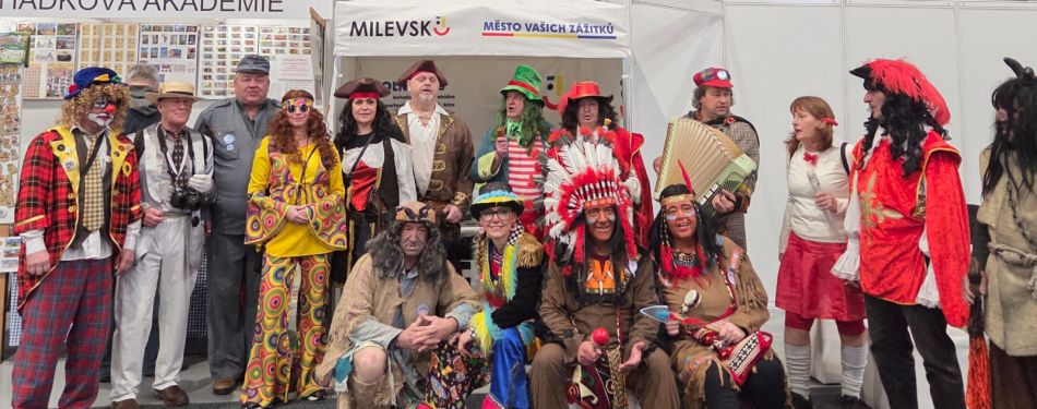 Foto k článku Milevské maškary rozdávaly radost na veletrhu Holiday World & Region World