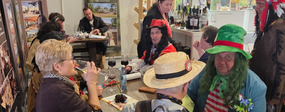 Foto Milevské maškary Milevské maškary rozdávaly radost na veletrhu Holiday World & Region World