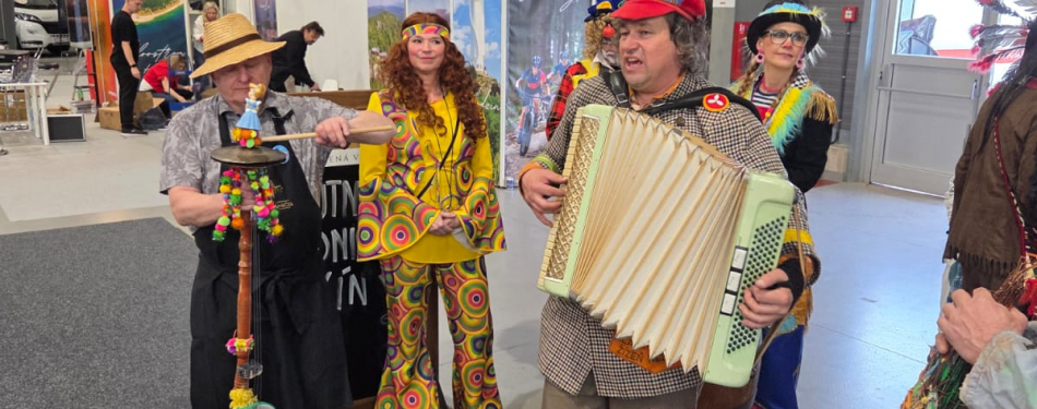 Foto Milevské maškary Milevské maškary rozdávaly radost na veletrhu Holiday World & Region World