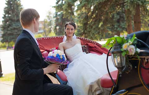 Pronájem kočáru na svatby